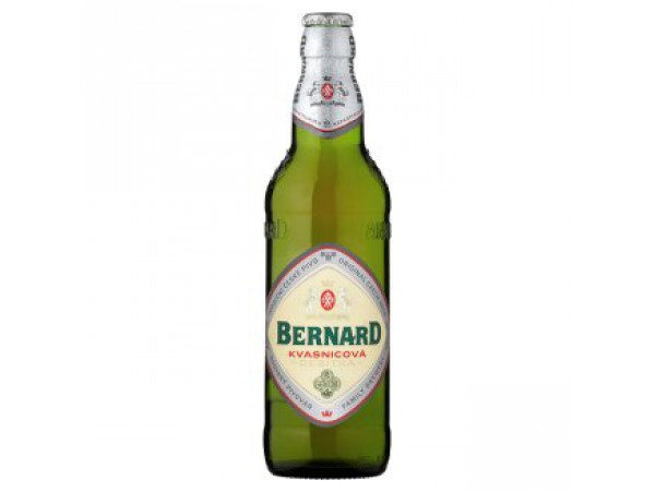 Bernard Kvasnicová 10° нефильтрованное светлое пиво 0,5 л